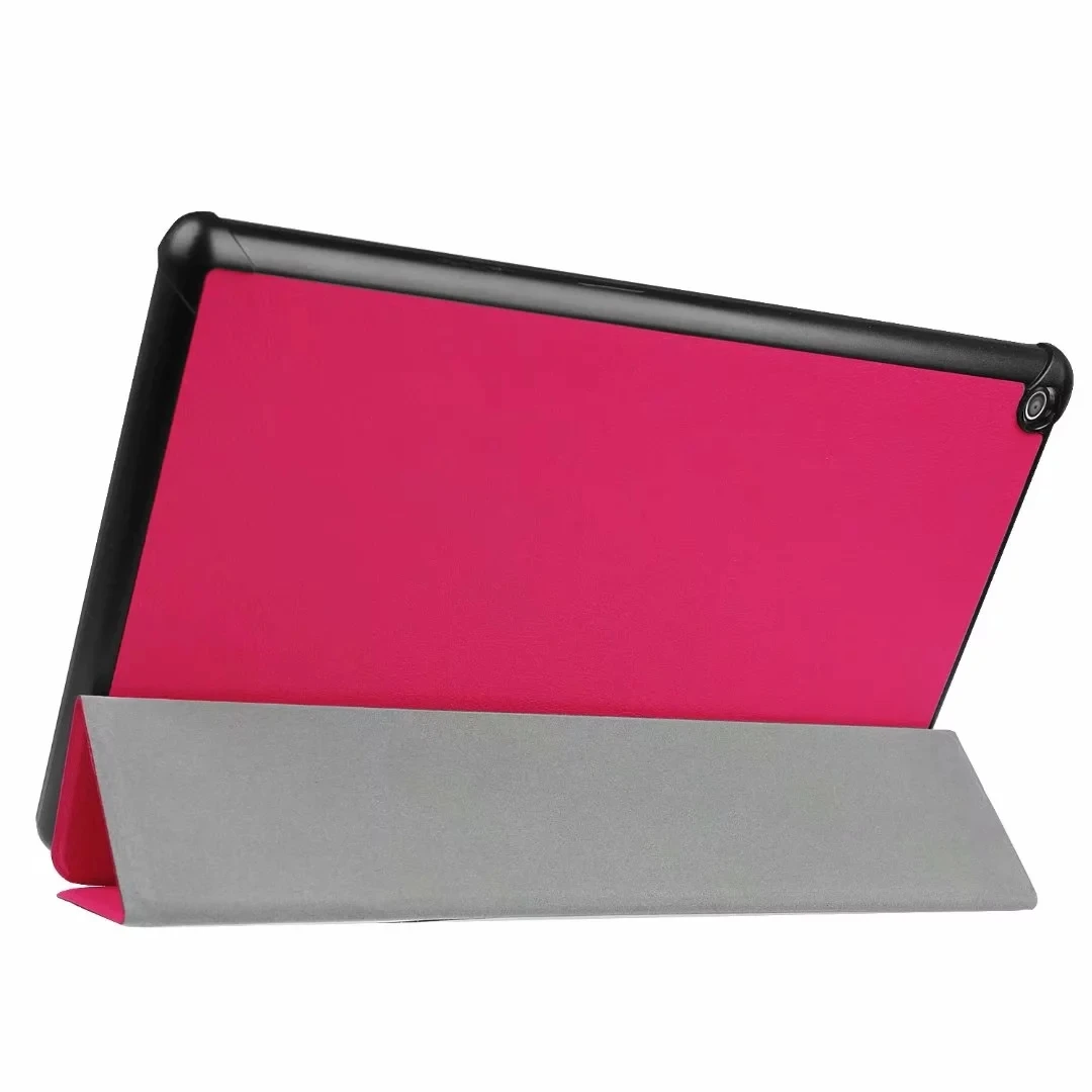 Умный чехол для Amazon New Fire HD 10 9 поколение из искусственной кожи чехол для планшета Kindle Fire HD 10 чехол 10 дюймов+ пленка+ стилус
