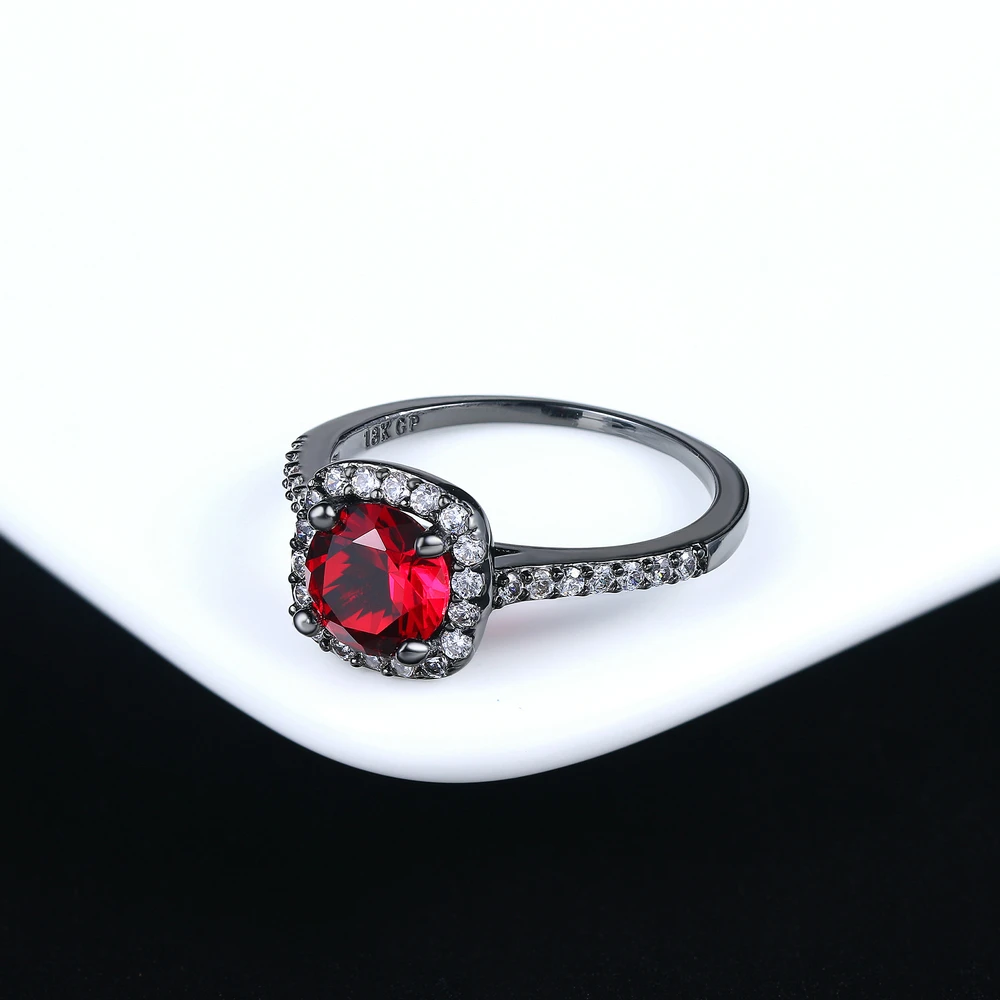 Серебряное изысканное модное квадратное кольцо для свадьбы и помолвки, изготовленное из AAA+ кубического циркония, ювелирное изделие DWR531 - Цвет основного камня: R640