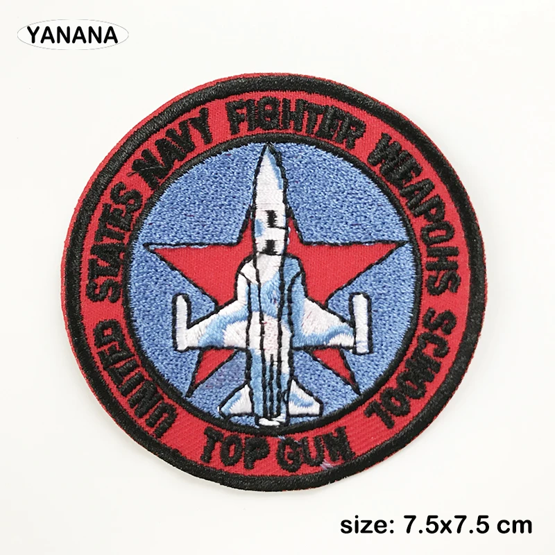 airplane Aircraft Fighter Aeroplane fighter plane jet Badge Iron on stickers Patches for Individual clothing stickers 