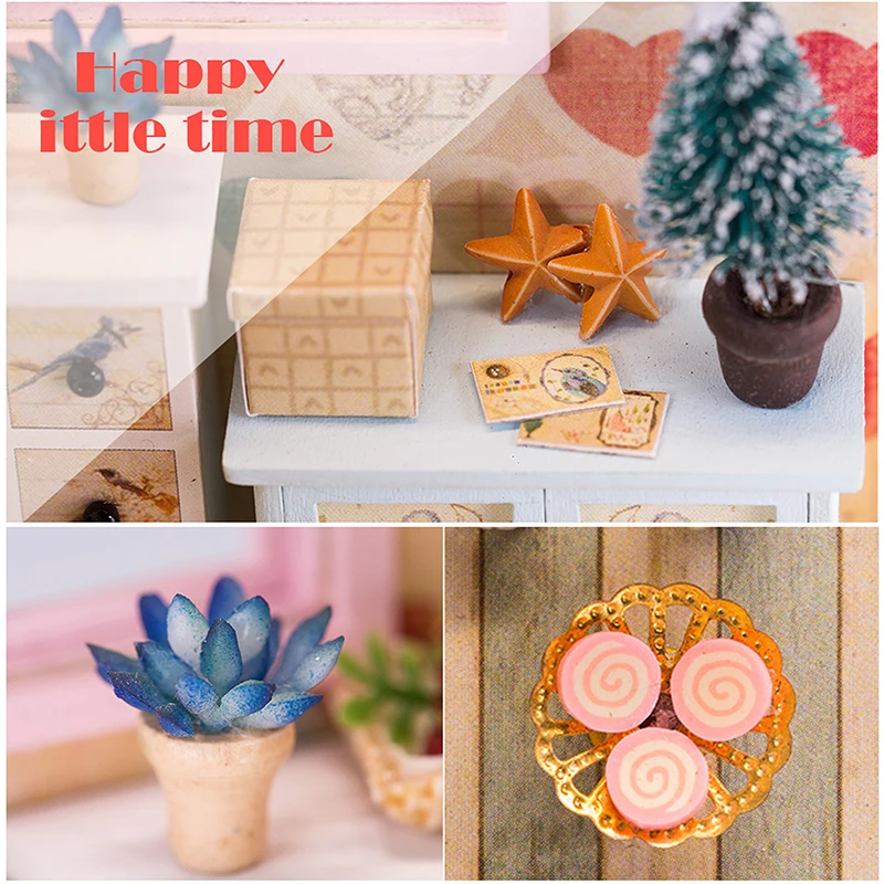 Кукольный домик Cutebee миниатюрная мебель кукольный домик DIY Миниатюрные домики комнаты Каса игрушки для детей DIY кукольный домик M10F