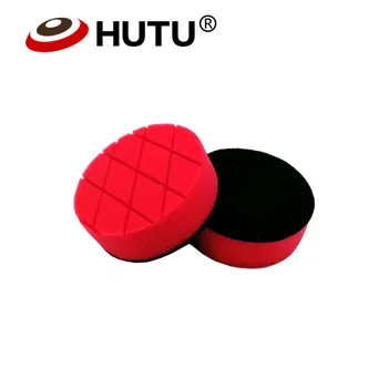 

3 Inch Diamond Polishing Pad Red No Cutting Buffing Pad Waxing Sponge Kit For Car polisher machine