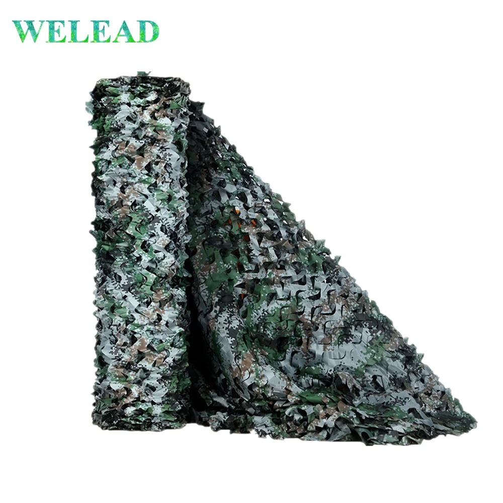 

WELEAD 2M Digital Woodland Military Camouflage Netting for Hunting Hiding Mesh Outdoor Bird Fishing Army Party Decoration Jungle