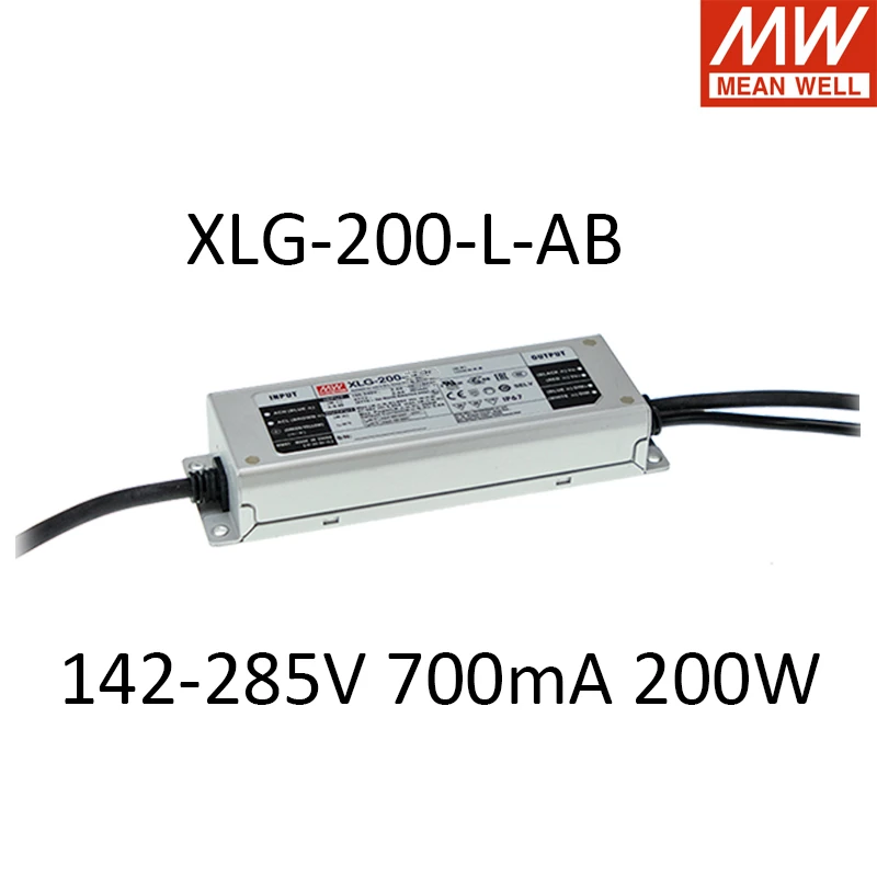 

Taiwan Meanwell Xlg-200-l-ab Permanent Power Led Power Supply Can Dimming Outdoors Waterproof High Effect Bring Pfc