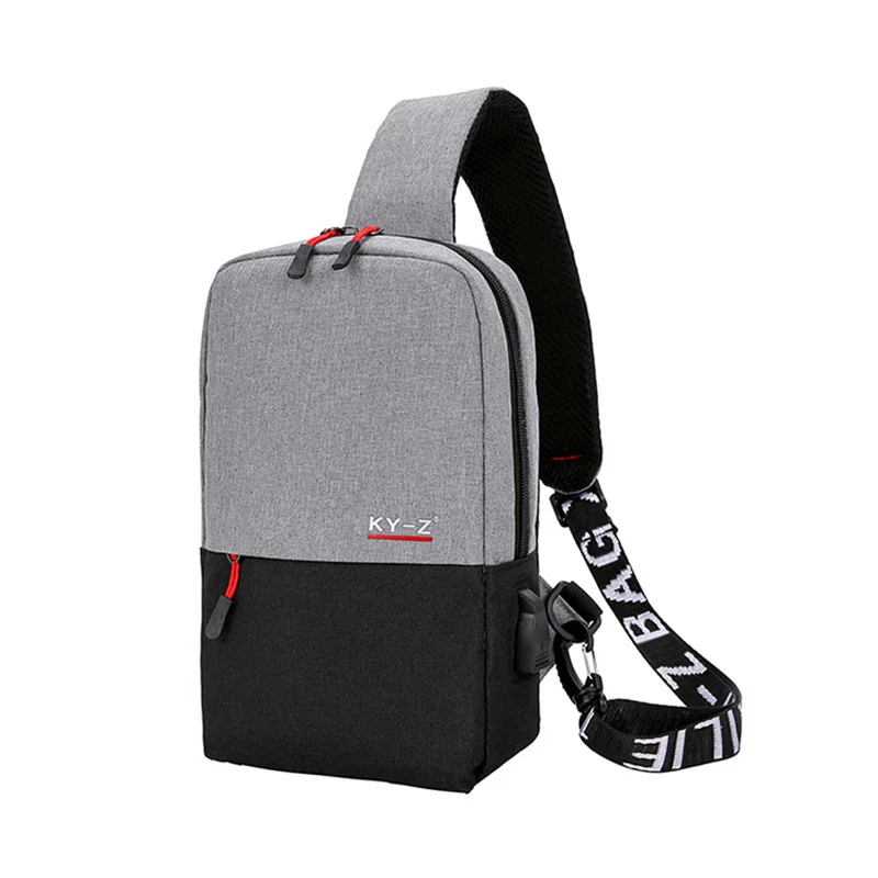 style 2 Black Новая нагрудная сумка, модные мужские сумки через плечо, повседневная поясная сумка, мужские нагрудные сумки на молнии, сумки-мессенджеры, одноцветная нагрудная сумка - Color: style 2 Black
