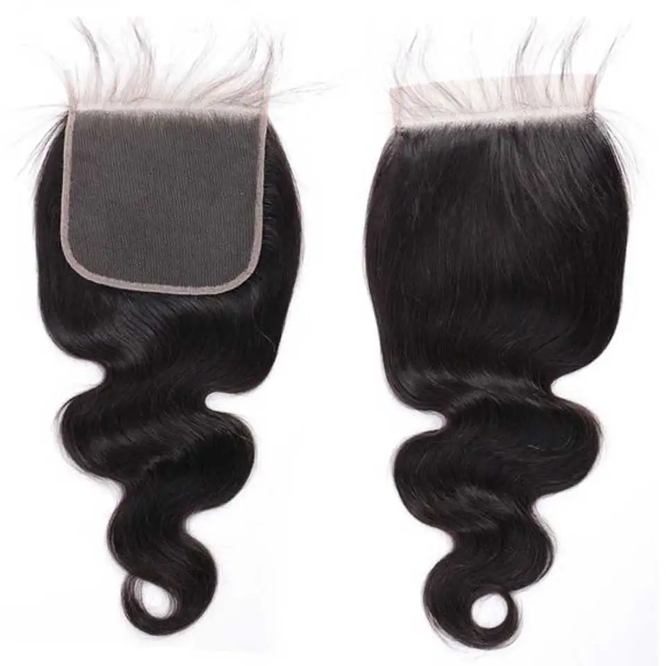 

7X7 6X6 5X5 Lace Closure 100% Human Hair Closures Malaysian Body Wave Human Hair Weaving Natural Color Remy Swiss Lace Closure