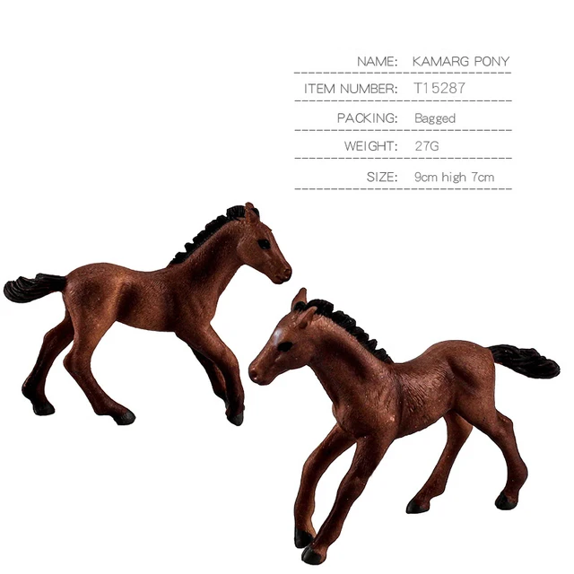 4-8 pces grandes figuras de cavalo de plástico brinquedos estatuetas de cavalo  realista pastagem amigos jogo conjunto playset educacional para crianças  meninos - AliExpress