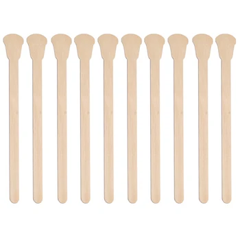 

10PCS Waxing Wax Wooden Disposable Bamboo Sticks Spatula Tongue Depressor Kit Beauty Tool Hair Removal Cream Depilatory