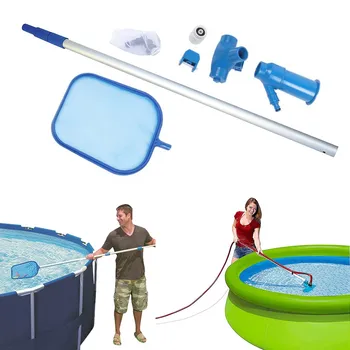 

Pool Fine Mesh Pool Net Professional Leaf Rake Mesh Frame Net Skimmer Cleaner Swimming Pool Cleaning Tool #LR3