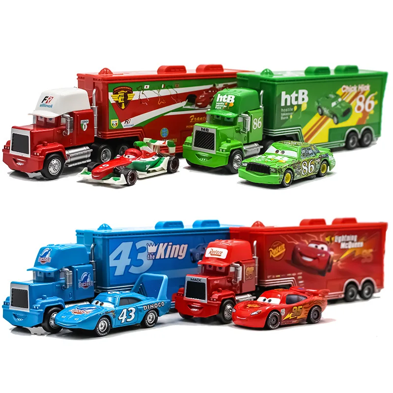 Disney Pixar-juguetes de Cars 3 para niños, modelo de aleación de Metal, Rayo McQueen, escala 1:55, fundido a presión, Jackson Storm Mater, regalo de cumpleaños