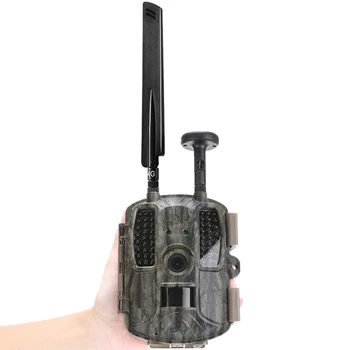 

4G FDD-LTE GPS Hunting Trail Camera 1080P PIR Sensor IR LED Wildlife Hunter Trap Game Cam Wide Angles Waterproof Lens SMS APP C