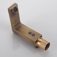 Smart Touchless โบราณทองเหลืองก๊อกน้ำก๊อกน้ำ Body ทองเหลืองทองแดงผสมน้ำ Cold & Hot Ac 220 V และ Dc แบตเตอรี่6 V 5