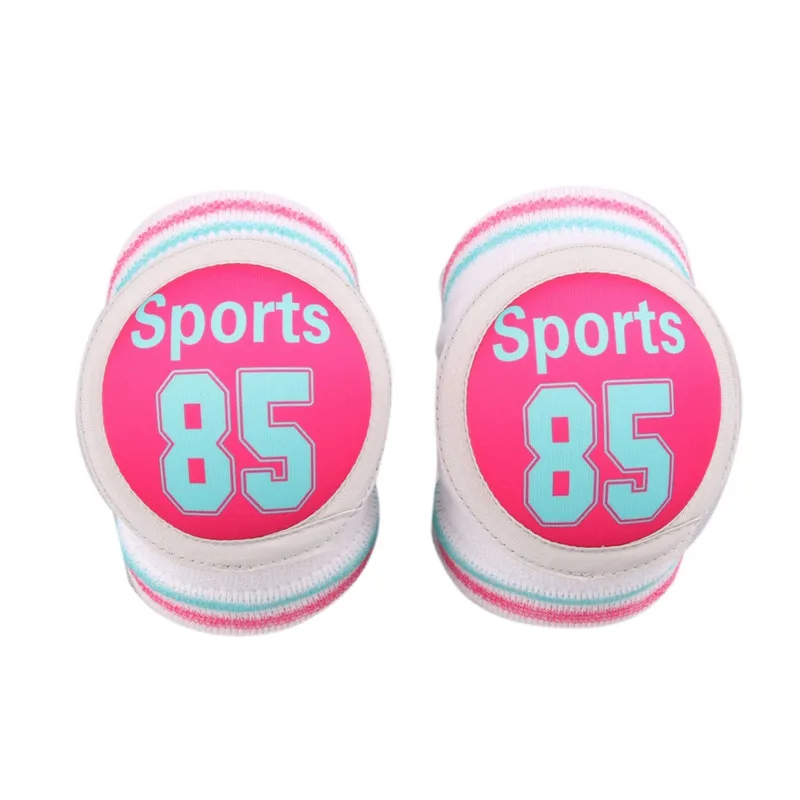 Дышащая защитная сетка для малышей, наколенники для малышей, милые детские наколенники с буквенным принтом - Цвет: E