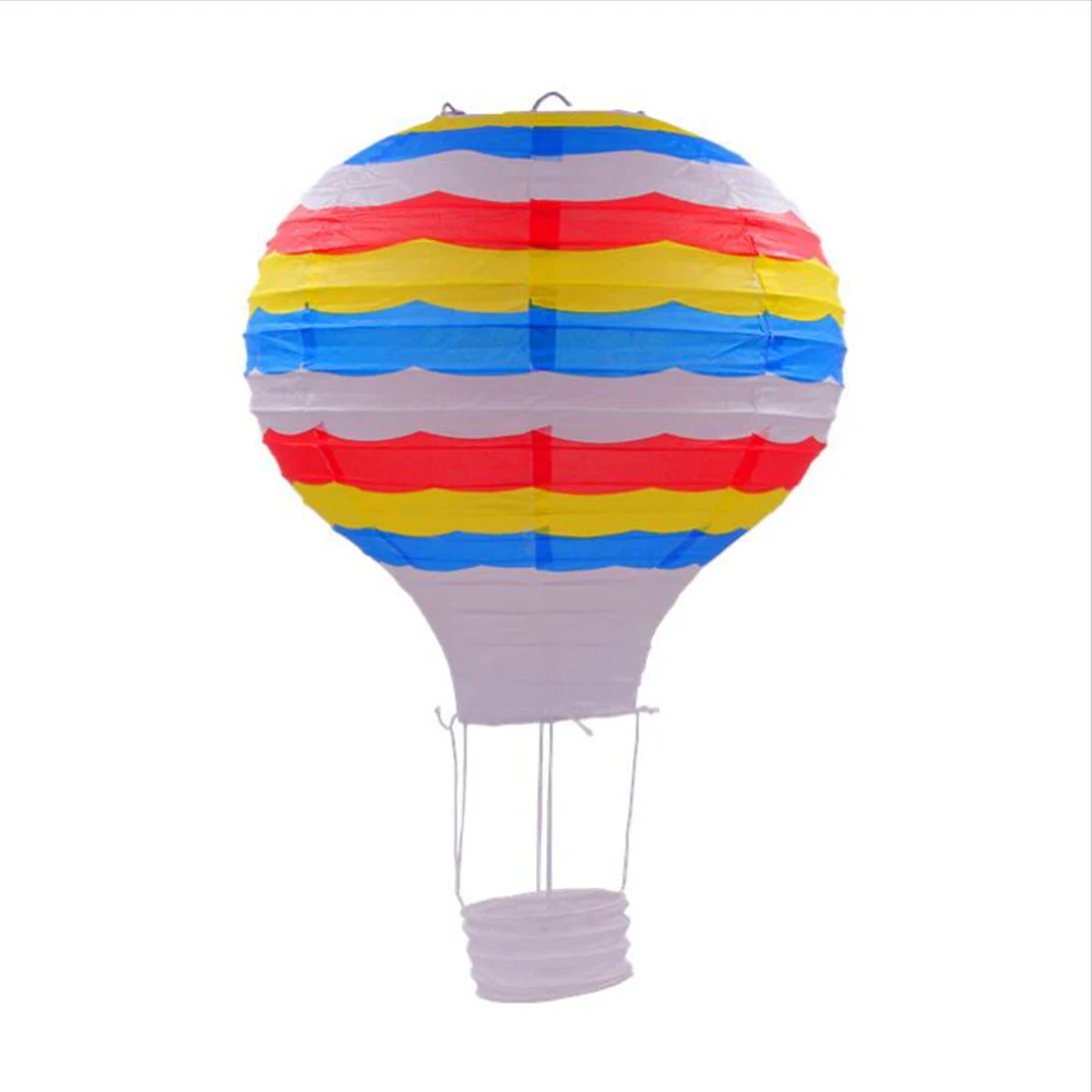 Colorful stripes 10 дюймов, декор для свадьбы, дня рождения, воздушный шар, бумажный фонарь, Рождественский фестиваль, декор для бара, сделай сам, подвесной воздушный шар, фонарь - Цвет: Colorful stripes