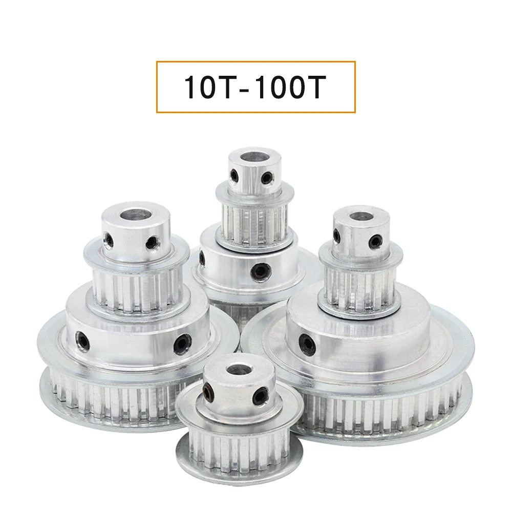 Belt Pulley XL-50T/60T Bore Size 8/10/12/14/15/17/20 mm Alloy Synchronous wheel Teeth Pitch 5.08mm For Width 10mm XL Timing Belt timing belt pulley belt pulley
