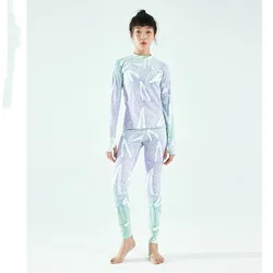 Women Ultra Soft Winter Quick Dry Base Layering Set Microfiber Fleece Thermal Underwear Long Johns Set Clothes Plus Pants