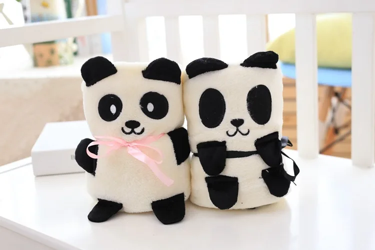 [Sale] Cartoon Small Pillow Blanket Cute Animal Blanket-Processing Washing Label Recruit Agents