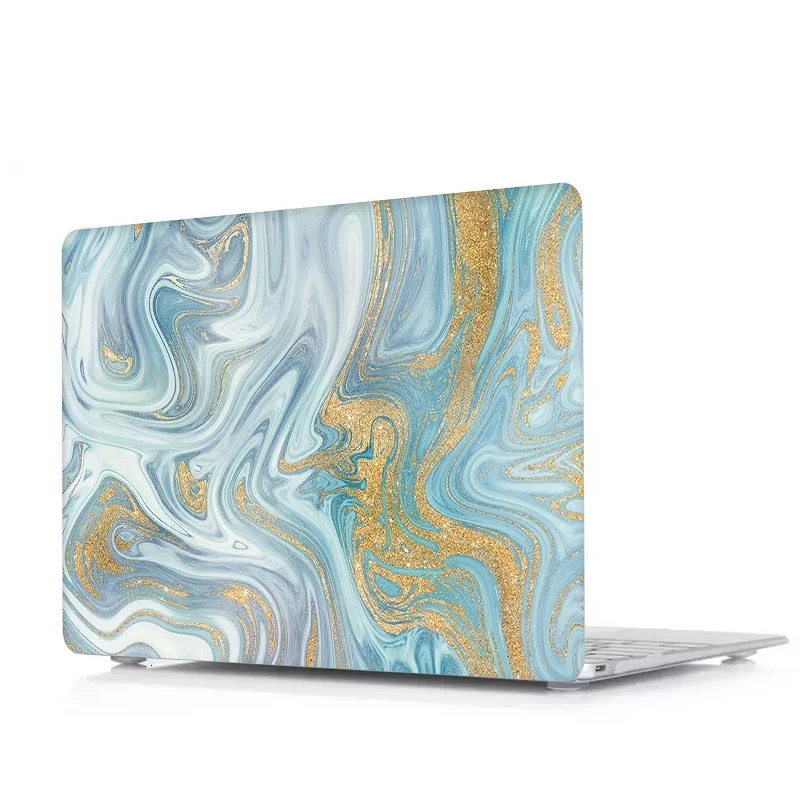 Чехол для ноутбука с мраморным принтом для Macbook Air retina Pro 11 12 13 15 для Mac Book New Pro 13 15 New Air 13,3+ с сенсорной панелью