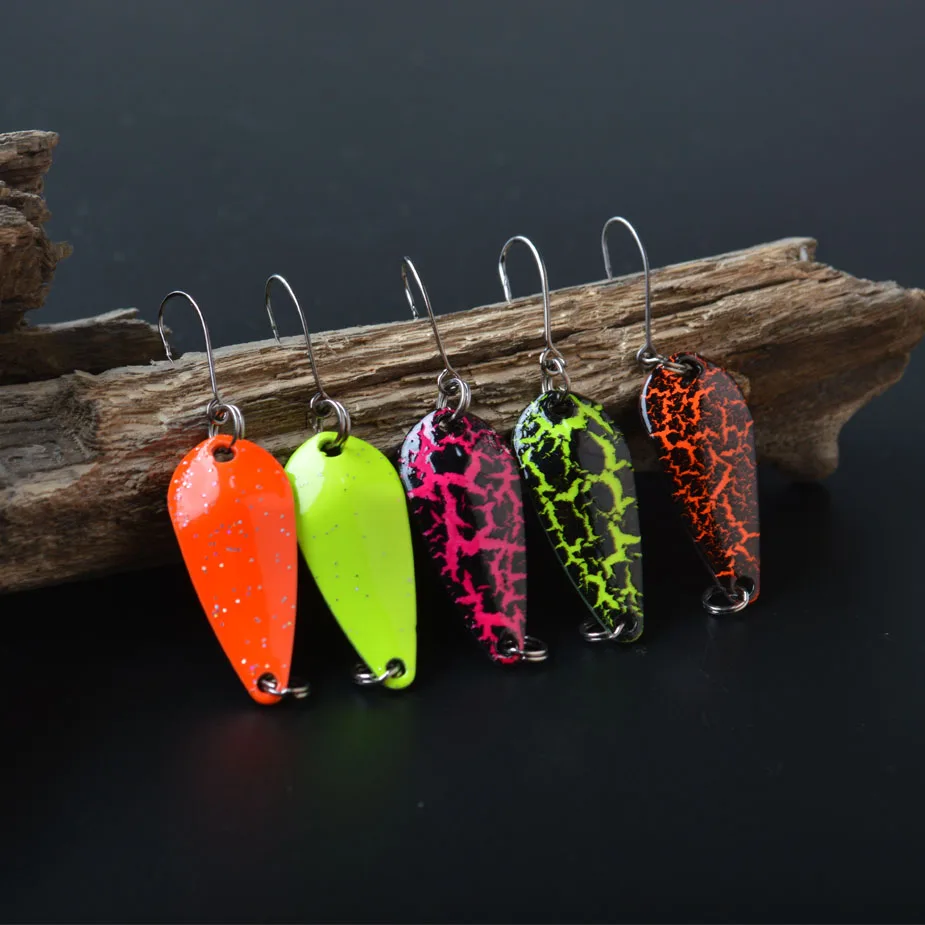 TOMA Trout Spoon Lure Set Metal Bait 2.5g 3g 4.5g 5g mixed Colors Pesca Freshwater Fishing Tackle Isca Artificial Lake Fishing