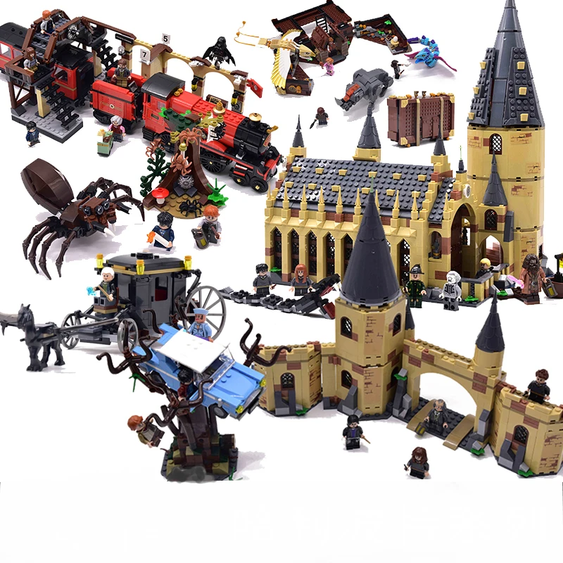 

11003 castle Series Aragog's Lair Ron Weasley Figure Building Blocks 169pcs Brick Toys Compatible With Legoinglys Movie