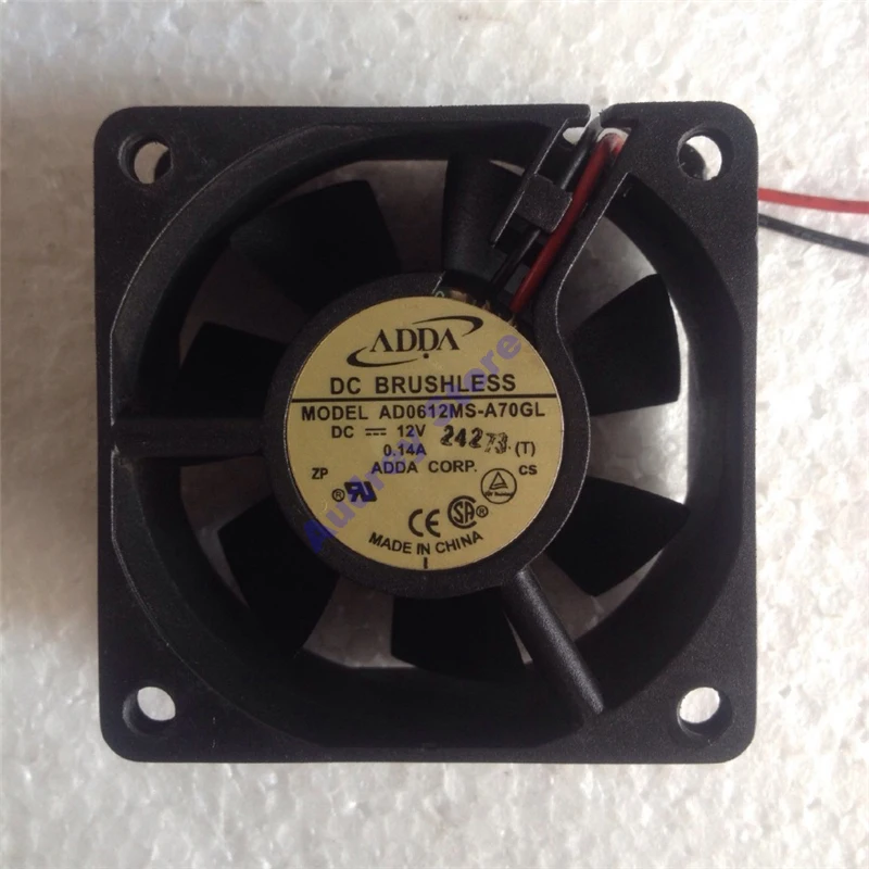 AD0612MS-A70GL 6025 6 см DC12V 0.14A 1 68 Вт 2-проводной Вентилятор охлаждения 3500 об/мин 18CFM