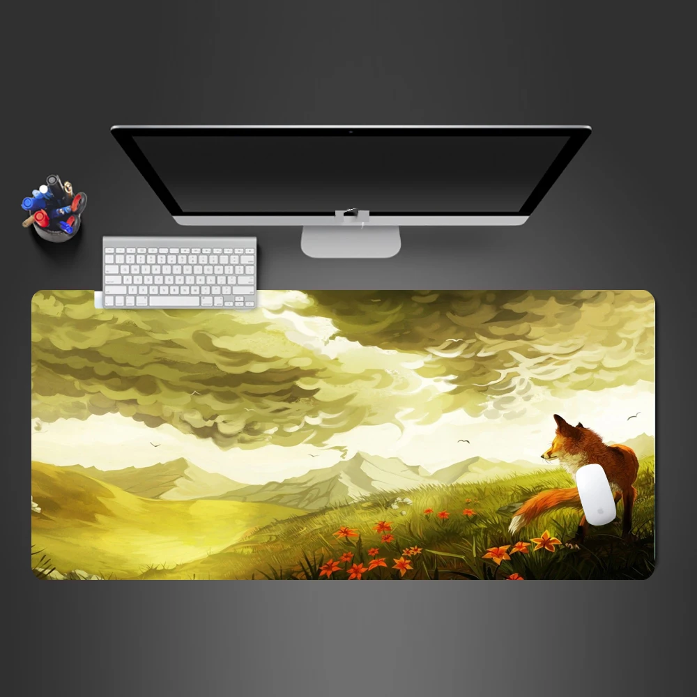 Animal At Sunset Super Hot Mouse Pad Best Selling Rubber Large Mouse
