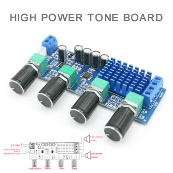 

DC12-24V 5A TPA3116D2 Power Subwoofer Amplifier Board 2.0 Channel XH-M577 Model 2X80W Audio Stereo Equalizer AUX Amp