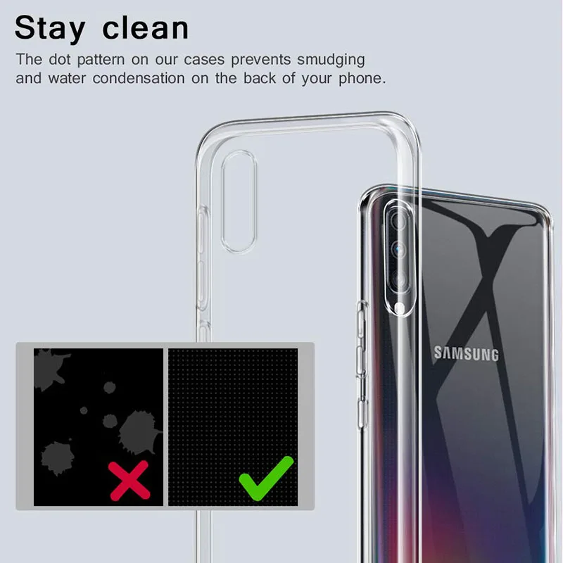 100Pcs Clear Ultra Thin Soft TPU Case For Samsung