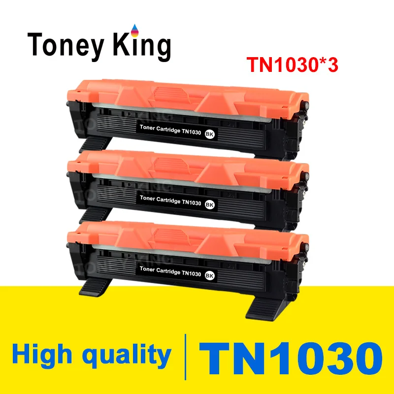 Toney King 3 шт. тонер-картридж TN1030 TN 1030 совместимый для Brother HL-1110 1112 DCP-1510 1512R MFC-1810
