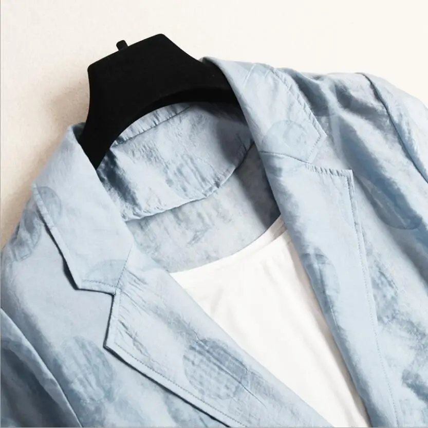 New Arrival Summer Fashion Women Blazer Elegant Style Shorts 3 Pieces Sets Female Tops Suit
