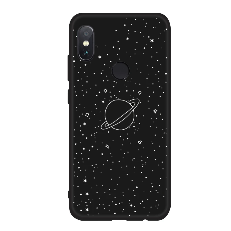 Черный силиконовый мягкий ТПУ матовый чехол для Xiaomi Redmi K20 Pro Note 8 7 6 Pro 6A 7A чехол с узором для Redmi 6 Pro 7 - Цвет: 13