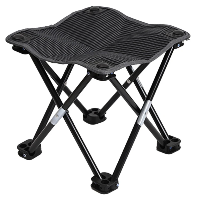 Hot Portable Camping Hiking Beach Fishing Chair Camouflage Folding Stool Lightweight Recreational Fishing Gear