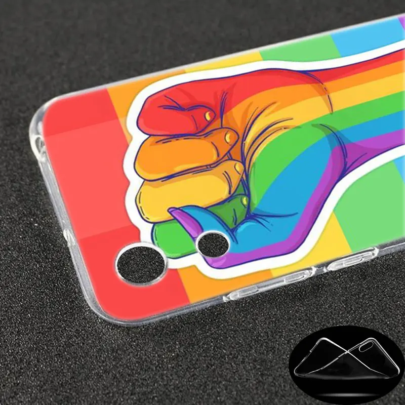 Роскошный силиконовый чехол Love is love для геев лесбиянок LGBT Huawei Honor 9X 8A 7A 20 Pro 7X 8X 7S 8S 8