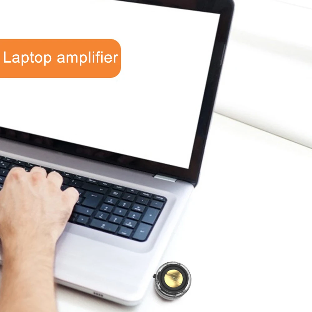 mini tomada portátil do orador do telefone em recarregável com baixo claro universal para estojo compacto do telefone celular