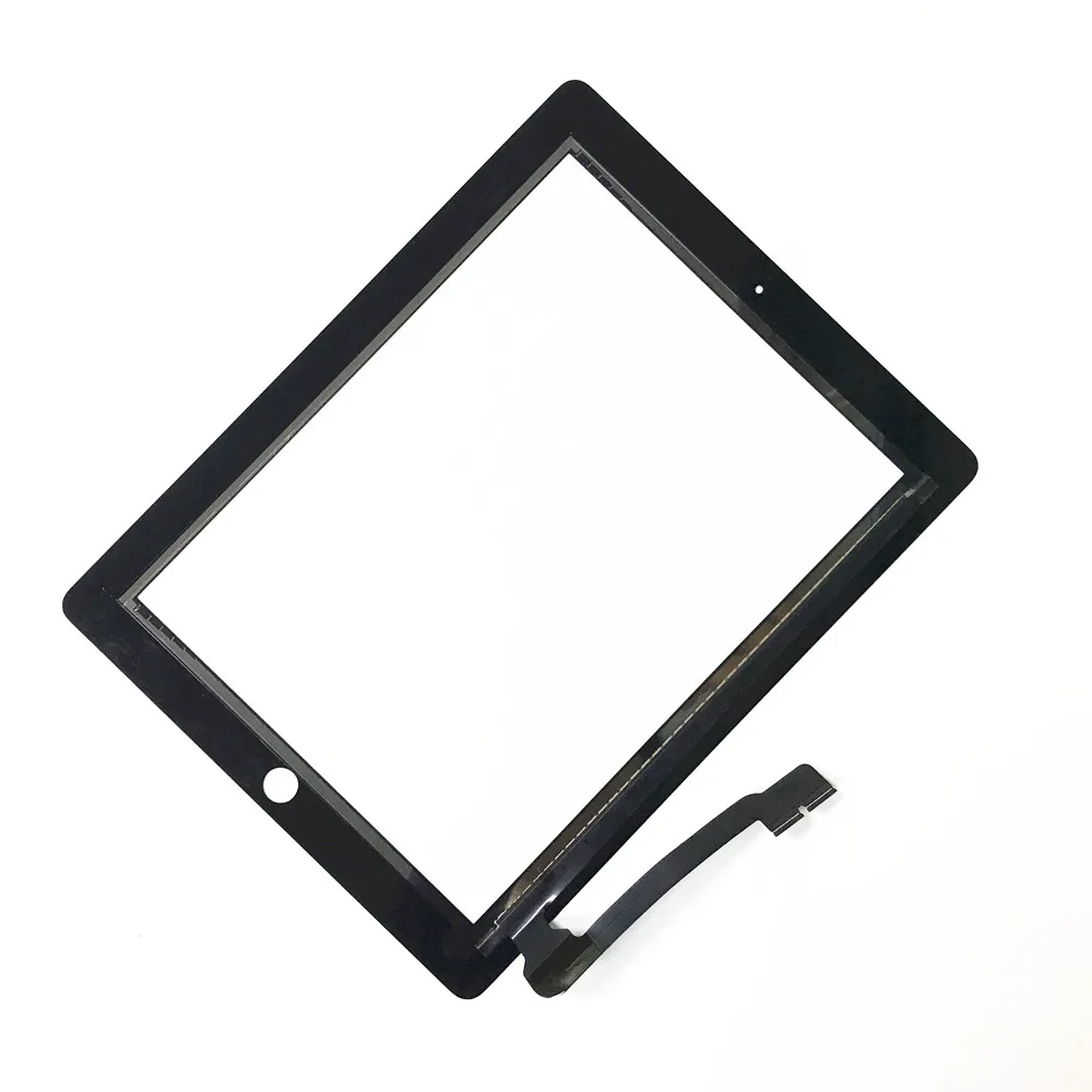 IPad 3 스크린 보충 iPad 3 A1416 A1430 A1403 터치 스크린 디지타이저 어셈블리 홈 버튼