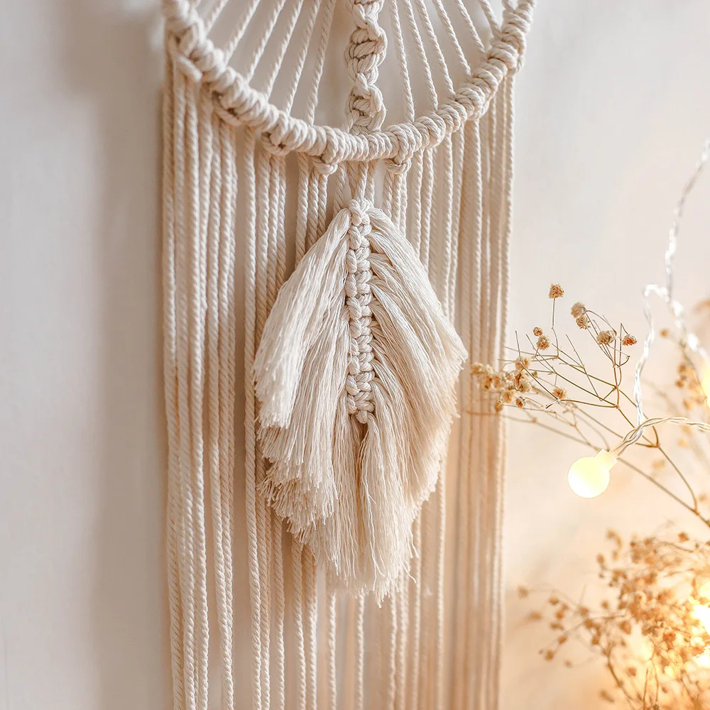 Background Macrame Bedroom DreamCatcher Wall Hanging Bohemian Accent Baby Art Tapestry Nordic Hand Woven Home Kids Room Decor Background Macrame Bedroom DreamCatcher Wall Hanging Bohemian Accent Baby Art Tapestry Nordic Hand Woven Home Kids Room Decor