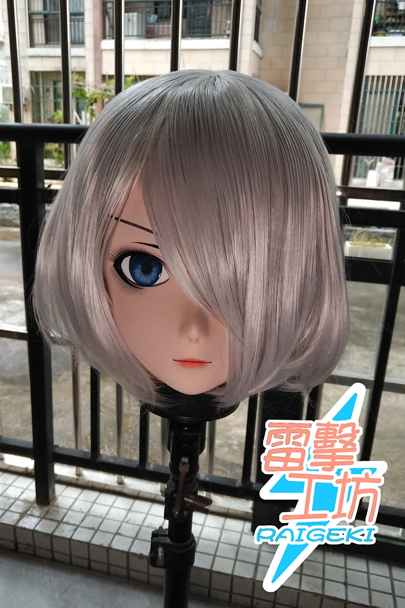 RAIGEKI MAKS 19) Смола 3/4 голова женщина/девушка кигуруми аниме Карнавальная маска кроссдресс Япония роль Лолита Трансвестит кукла BJD Cos