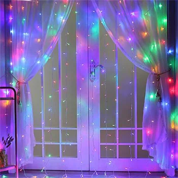 

10M LED USB Power Remote Control Curtain Christmas Garland Lights Fairy Lights LED String Lights Party Garden Home Wedding Decor