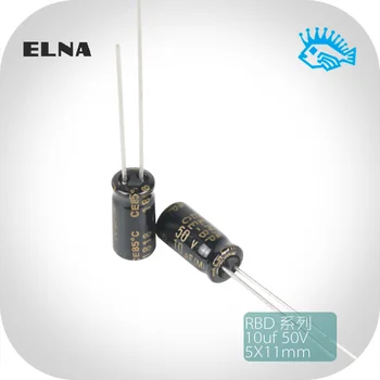 

10PCS Free shipping ELNA 10uF 50V CE-BP RBD fever audio non-polar electrolytic capacitor 5x11mm
