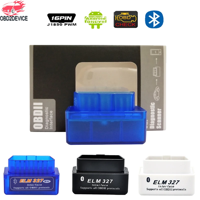 Лучший диагностический сканер V1.5 ELM327 Bluetooth OBD2 мини адаптер elm327 для