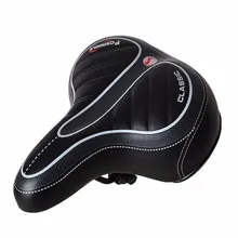  Comfortable Wide Big Bum Bike Bicycle Gel Cruiser Extra Sporty Soft Pad Saddle Sillin Bicicleta Carretera Сиденье Для Велосипеда 