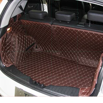 

3D Leather Car Trunk Mat Cargo liner for SsangYong Tivoli XLV LUVi 2015 2019 2020 cover accessories carpet