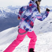 SMN бренд женский лыжный костюм сноуборд куртка брюки уличная спортивная одежда ветрозащитная Водонепроницаемая супер теплая одежда брюки женские