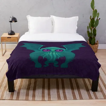 

Cthulhu Blanket Wool Flannel Plush Blanket Bedspread For office Sherpa Blanket Couch Quilt Cover Travel