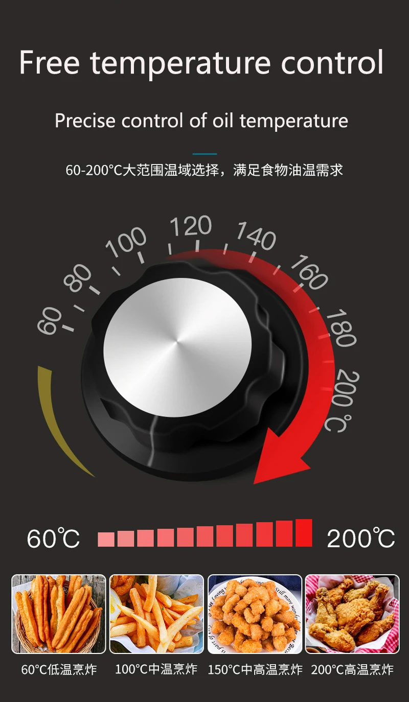 Коммерческий 220V с регулятором температуры фритюрница с двумя решетками одноцилиндровый Многофункциональный горячий двухцилиндровый электрическая фритюрница с двумя решетками может быть фритюрница с двумя решетками