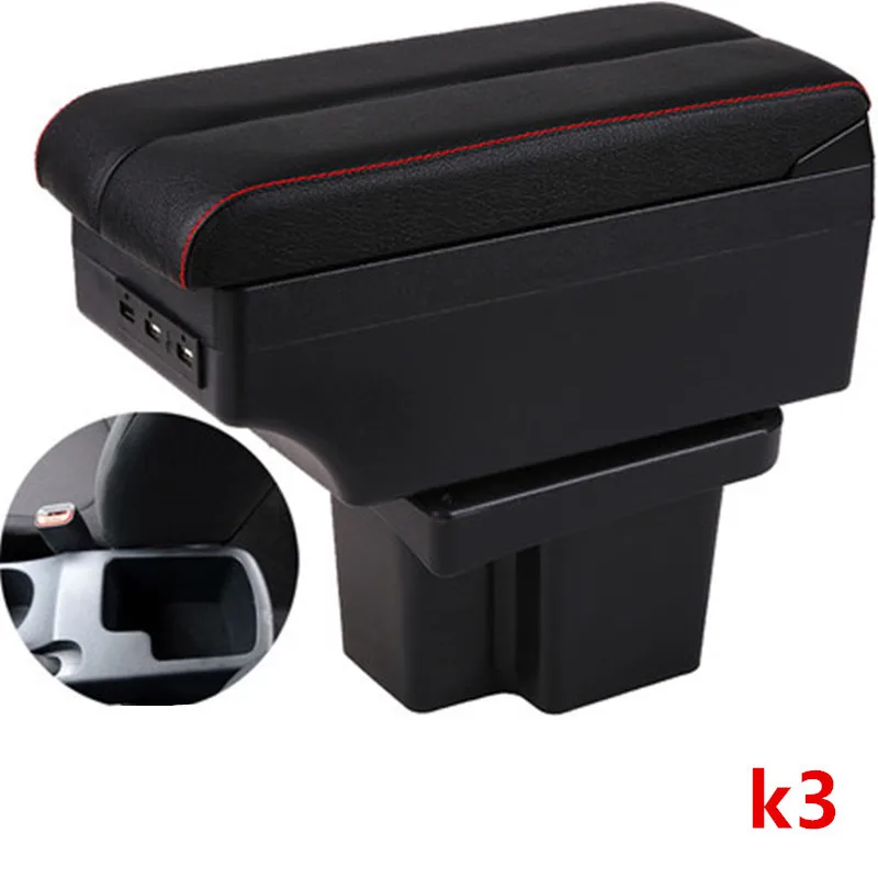 Для KIA Cerato/Forte/k3 подлокотник коробка USB зарядка увеличивает центральный магазин