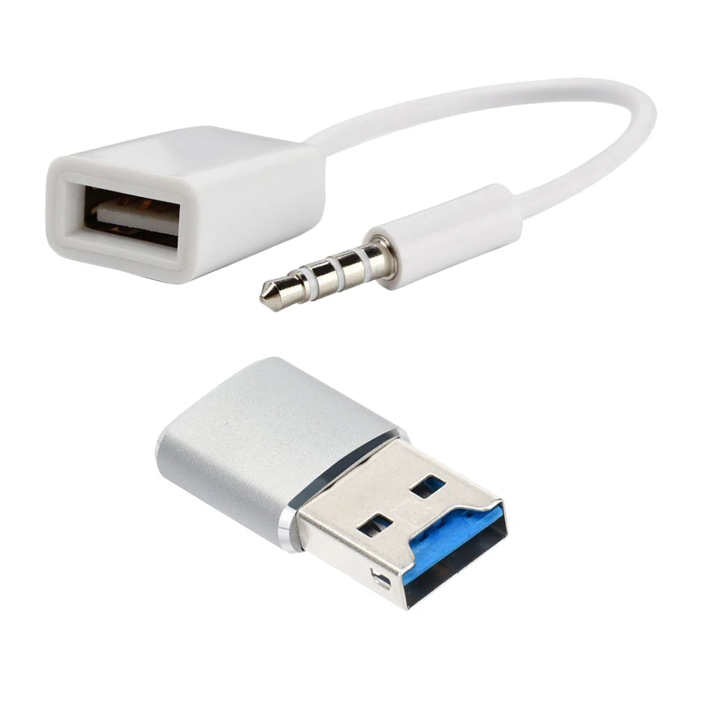 3,5 мм AUX аудио к USB2.0 конвертер/адаптер для автомобиля стерео+ TF кардридер USB3.0 кардридер для ПК/ноутбука/смартфонов/планшета