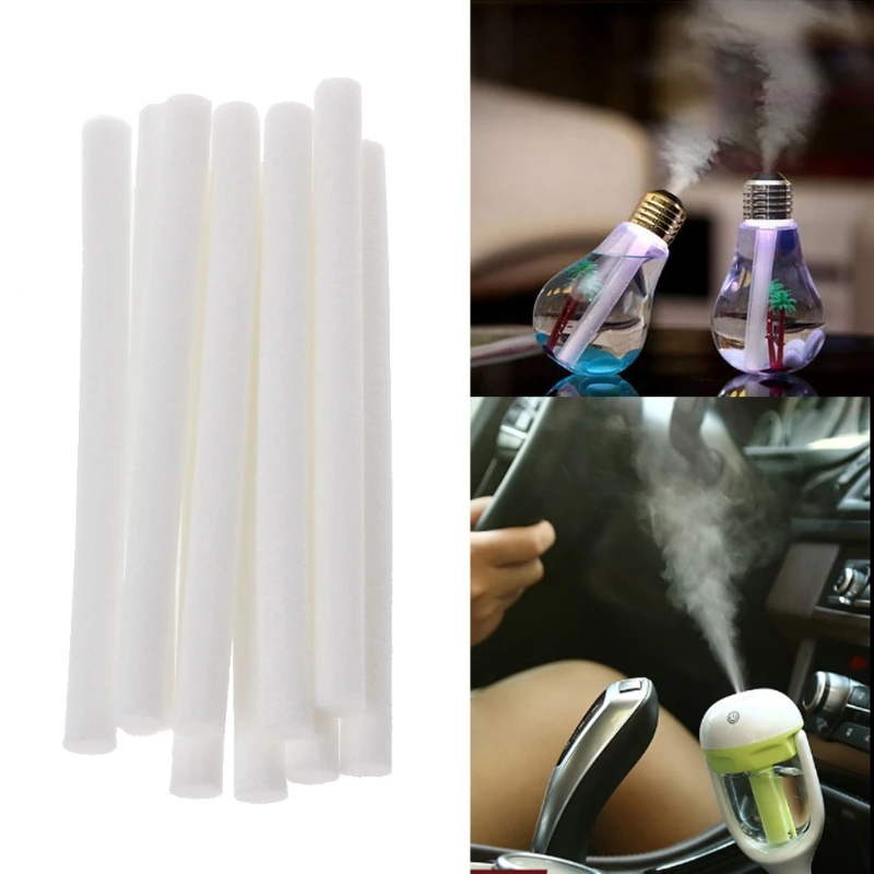 80mm 10Pcs Humidifiers Replacement Filter Can Be Cut For Air Aroma Diffuser Part Filter Cotton for USB Water Bottle Caps humidifier replacement filter