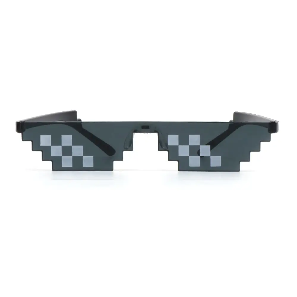 big cat eye sunglasses Fashion Glasses Shades 8 Bit Pixelated Ladies Sunglasses Unisex Eyeglasses Mosaic Sunglasses Funny Vintage Thug Life Glasses square sunglasses