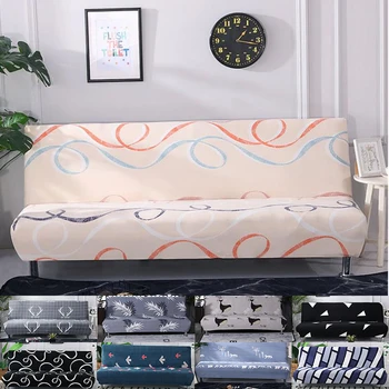 

Europe Spandex All-inclusive Folding Sofa Bed Cover Stretch Couch Cover Without Armrest Folding Cover 160-190cm Cubre Sofa