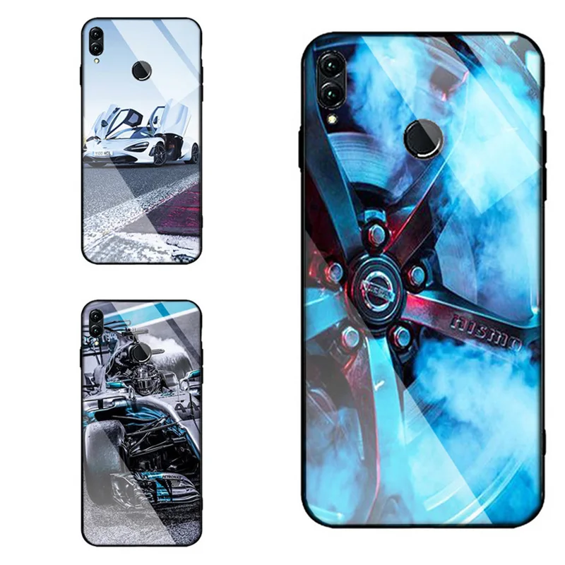 luxury glass carcasa for xiaomi redmi note 7 5 6 6a pro case Back Glass 9 8 se x3 max 3 car celular Cover |